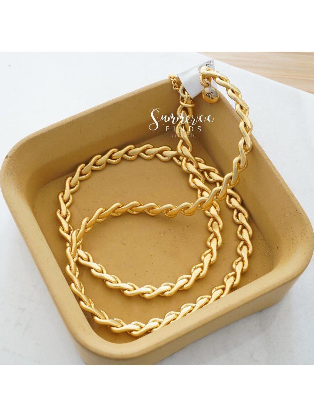 Madewell Chunky Curb Chain Necklace - Picture 2 of 8